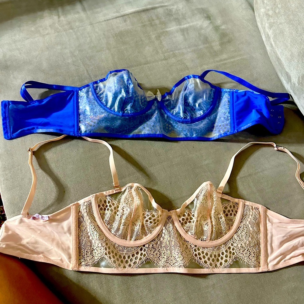 Two savage Fenty Lingerie bras
